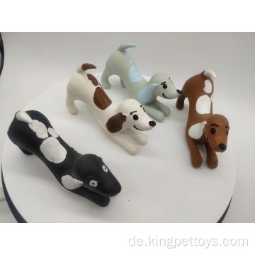 Maßgeschneiderter Hund kauen Spielzeug quietschende Hund Spielzeughund